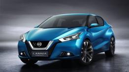 Nissan Lannia Concept (2014) - przód - reflektory włączone