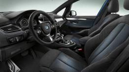 BMW serii 2 Active Tourer M Sport (2014) - widok ogólny wnętrza z przodu