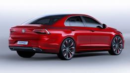 Volkswagen New Midsize Coupe Concept (2014) - tył - reflektory włączone