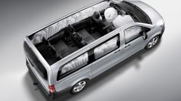 Mercedes Vito III Tourer Pro 114 CDI (2014) - schemat działania poduszek powietrznych