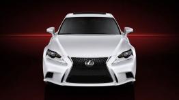 Lexus IS III 250 F-Sport (2014) - przód - reflektory wyłączone