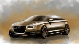 Audi A8 4.2 TDI clean diesel quattro Facelifting (2014) - szkic auta
