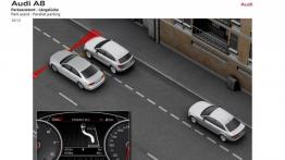 Audi A8 4.0 TFSI quattro Facelifting (2014) - schemat działania asystenta parkowania