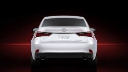 Lexus IS III 250 F-Sport (2014) - tył - reflektory wyłączone