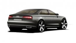 Audi A8 4.2 TDI clean diesel quattro Facelifting (2014) - szkic auta