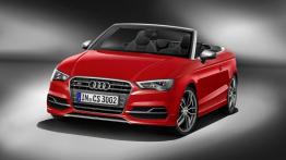 Audi S3 III Cabriolet (2014) - przód - reflektory włączone