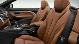 BMW serii 4 Cabriolet (2014) - widok ogólny wnętrza z przodu