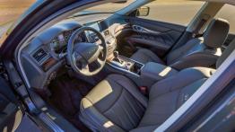Infiniti Q70 (2014) - widok ogólny wnętrza z przodu