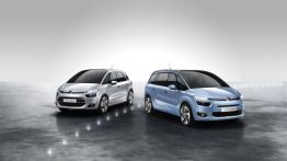 Citroen Grand C4 Picasso II (2014) - przód - reflektory włączone