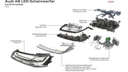 Audi A8 4.2 TDI clean diesel quattro Facelifting (2014) - szkice - schematy - inne ujęcie