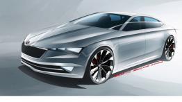 Skoda VisionC Concept (2014) - szkic auta
