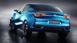 Nissan Lannia Concept (2014) - tył - reflektory włączone