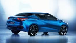 Nissan Lannia Concept (2014) - tył - reflektory włączone