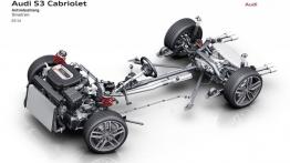 Audi S3 III Cabriolet (2014) - schemat konstrukcyjny auta