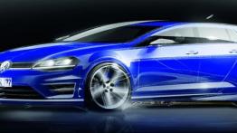 Volkswagen Golf VII R (2014) - szkic auta