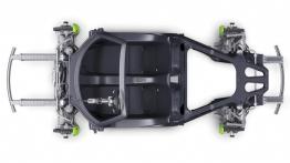 Porsche 918 Spyder (2014) - schemat konstrukcyjny auta