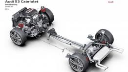 Audi S3 III Cabriolet (2014) - schemat konstrukcyjny auta