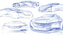Peugeot Exalt Concept (2014) - szkic auta