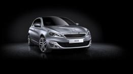 Peugeot 308 II (2014) - przód - reflektory włączone