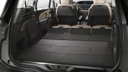 Citroen Grand C4 Picasso II (2014) - tylna kanapa złożona, widok z bagażnika