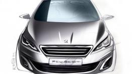 Peugeot 308 II (2014) - szkic auta