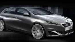 Peugeot 308 II (2014) - szkic auta