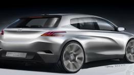 Peugeot 308 II (2014) - szkic auta