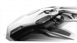 Peugeot 308 II (2014) - szkic wnętrza