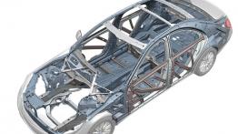 Mercedes klasy S W222 (2014) - schemat konstrukcyjny auta