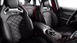 Mercedes C 63 AMG Edition 1 kombi (2015) - widok ogólny wnętrza z przodu