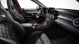 Mercedes C 63 AMG Edition 1 sedan (2015) - widok ogólny wnętrza z przodu