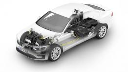 Volkswagen Passat B8 GTE sedan (2015) - schemat konstrukcyjny auta