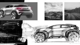 Citroen Aircross Concept (2015) - szkic auta