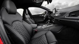 Audi RS 6 C7 Avant Facelifting (2015) - widok ogólny wnętrza z przodu