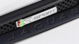 Jaguar XE 2.0d R-Sport Polaris White (2015) - emblemat boczny