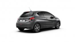 Peugeot 208 Hatchback 3d Facelifting THP Ice Silver (2015) - tył - reflektory włączone