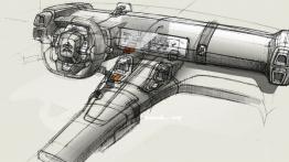 Citroen Aircross Concept (2015) - szkic wnętrza