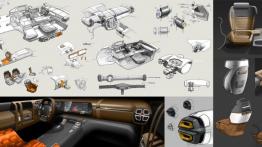 Citroen Aircross Concept (2015) - szkic wnętrza
