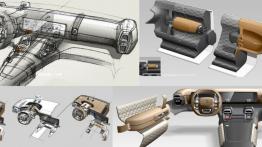 Citroen Aircross Concept (2015) - szkic wnętrza