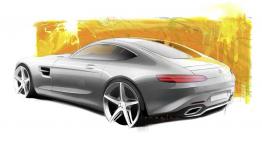 Mercedes-AMG GT (2015) - szkic auta