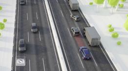 Volkswagen Touareg II Facelifting (2015) - schemat działania systemu bezpieczeństwa