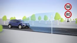 Volkswagen Touareg II Facelifting (2015) - schemat działania systemu bezpieczeństwa