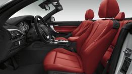 BMW serii 2 Cabrio (2015) - widok ogólny wnętrza z przodu