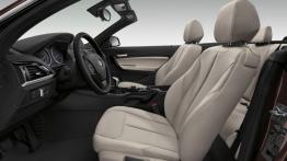 BMW serii 2 Cabrio (2015) - widok ogólny wnętrza z przodu