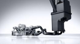 Mercedes-AMG GT (2015) - schemat konstrukcyjny elementów silnika