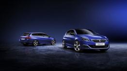 Peugeot 308 II GT (2015) - przód - reflektory włączone