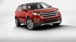 Ford Edge II (2015) - przód - reflektory włączone