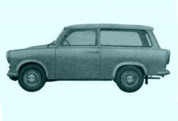Trabant 601 Universal 0.6 23KM 17kW 1966-1985