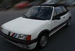 Peugeot 205 I Cabrio 1.6 72KM 53kW 1987