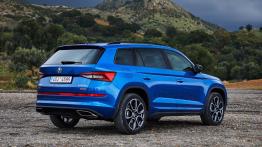 Skoda Kodiaq RS (2019) - widok z tyłu